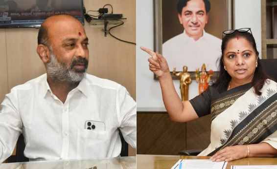 bandi sanjay on Kalvakuntla Kavitha