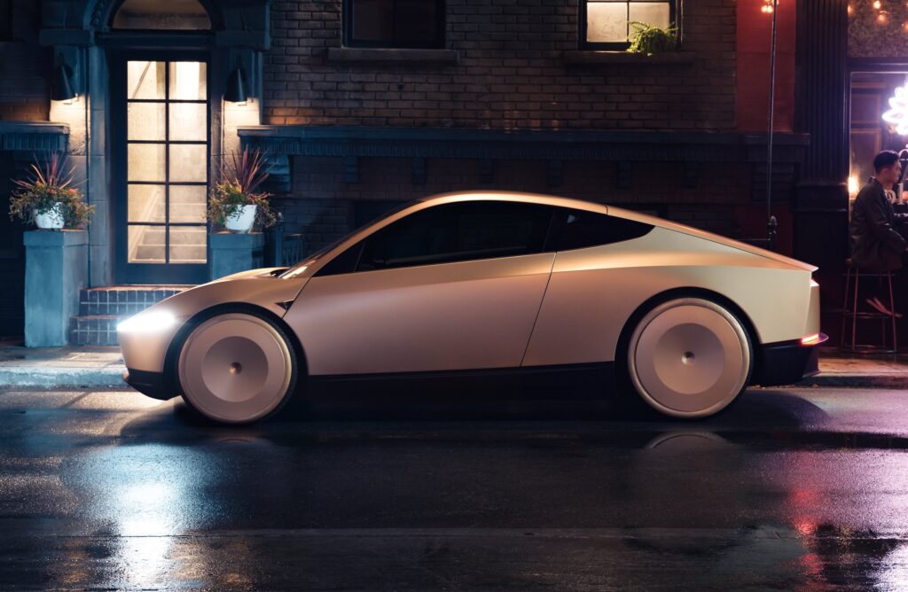 Tesla robot taxi