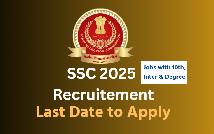 SSC 2025 Jobs
