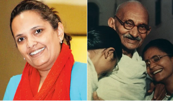 Mahatma Gandhi Great Grand Daughter jail