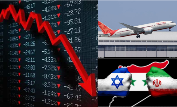 plane crash stocks down