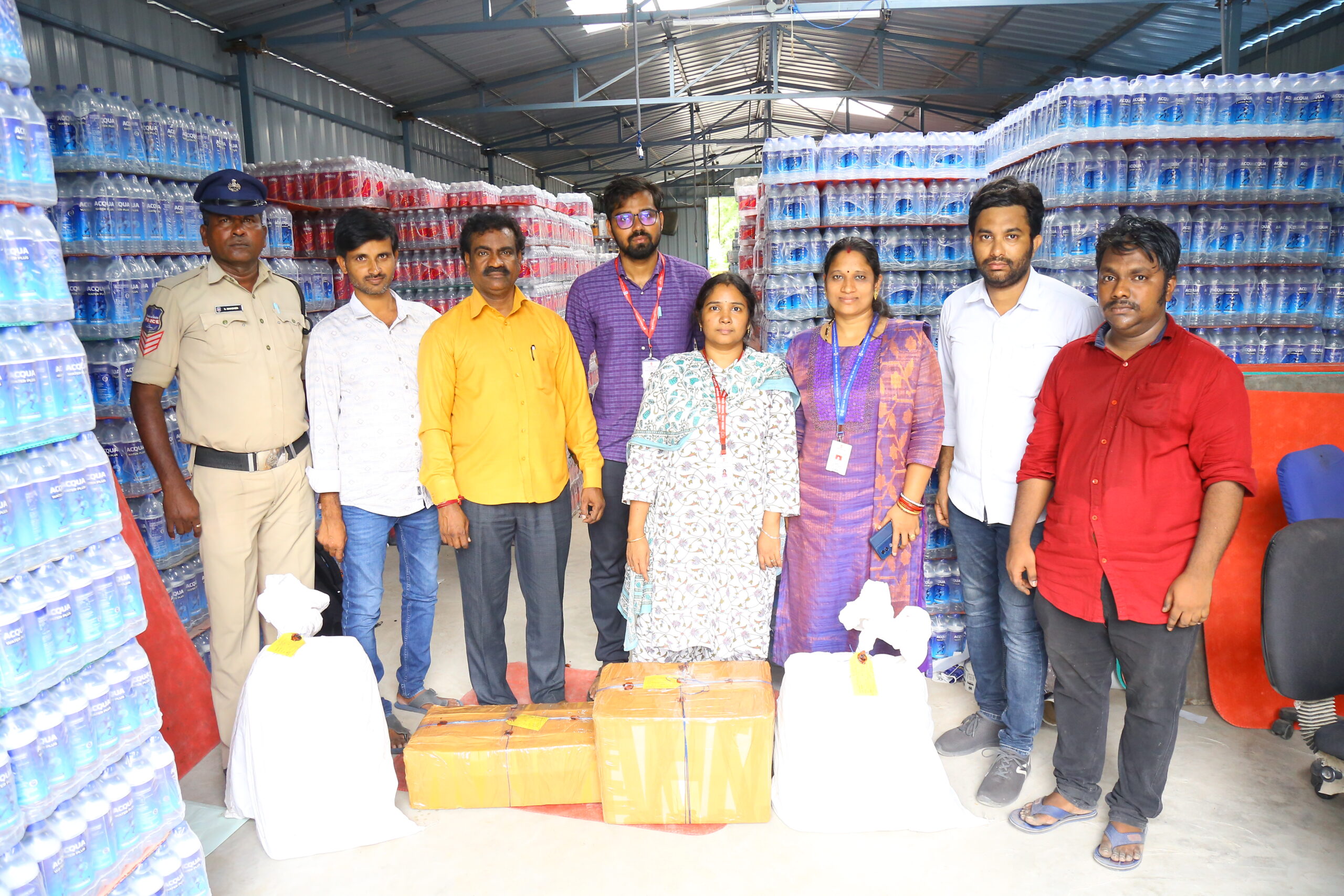 BIS Raid on Packaged Drinking Water Unit